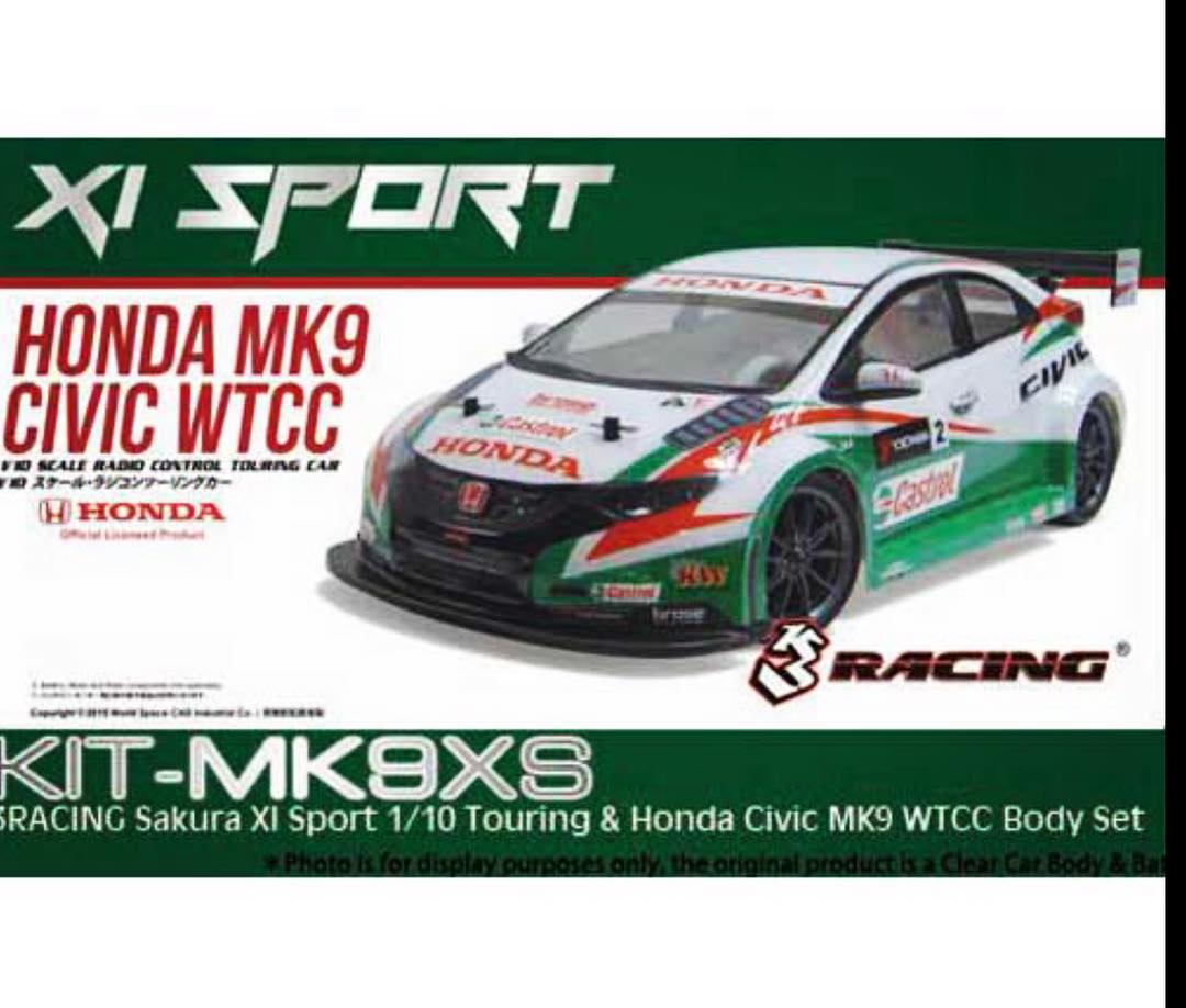 3Racing HONDA Civic MK9 1/10 190mm Body #smallbeanmodel #3Racing