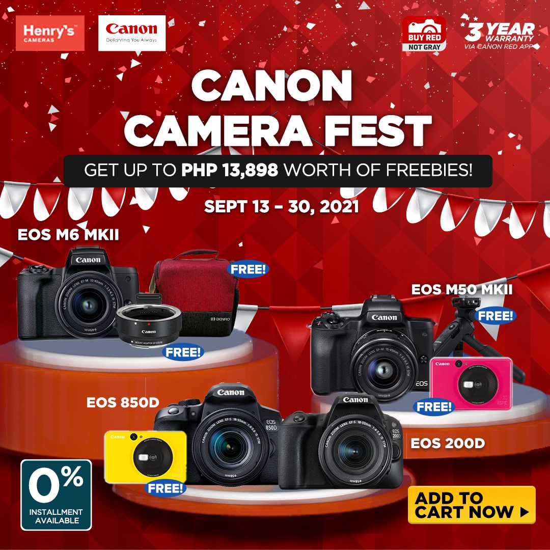 CANON CAMERA FEST! 📣📣📣 ☑️ Exclusive... - Henry's Cameras PH | Facebook