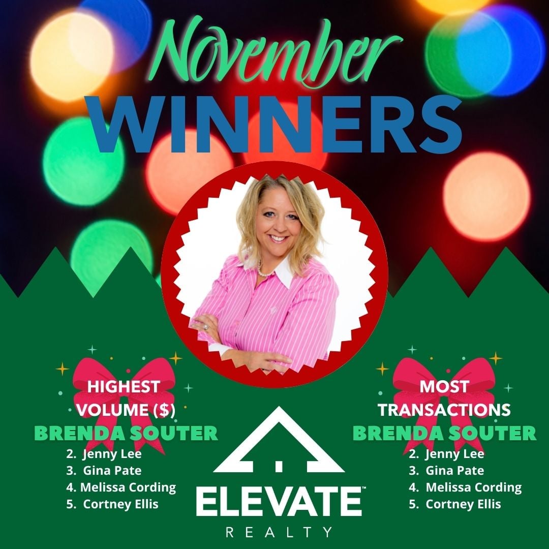 Congratulations to our top Agents in... - Elevate Realty LLC