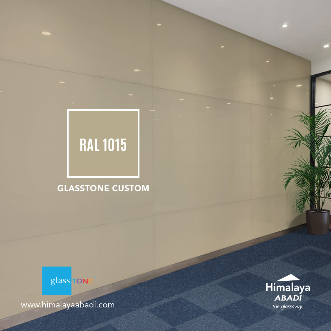 Himalaya Abadi - GlassTone Custom (Color Code RAL 1015) GlassTone ...