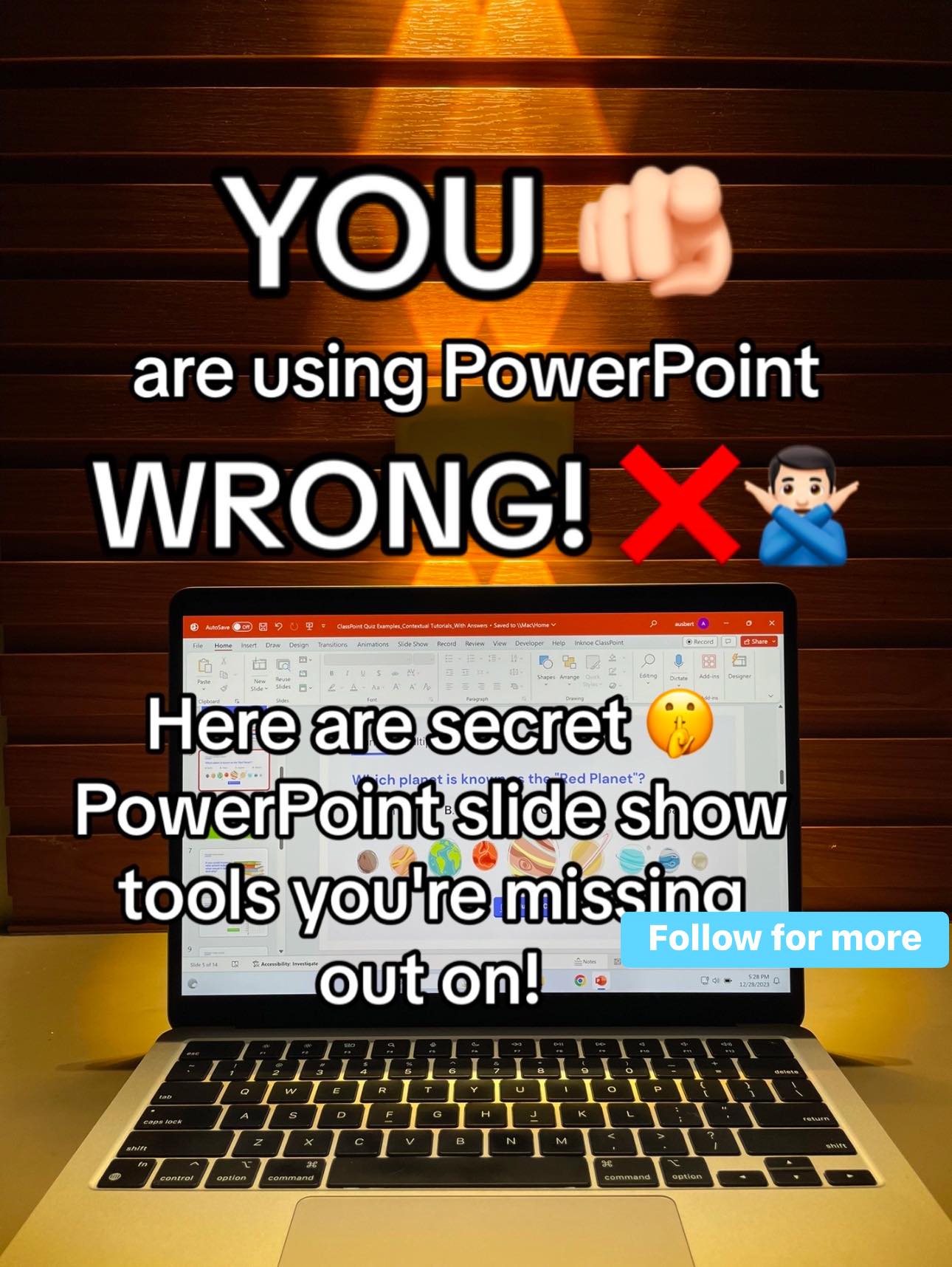 Here are secret PowerPoint slide... - Powerpoint Tutorials