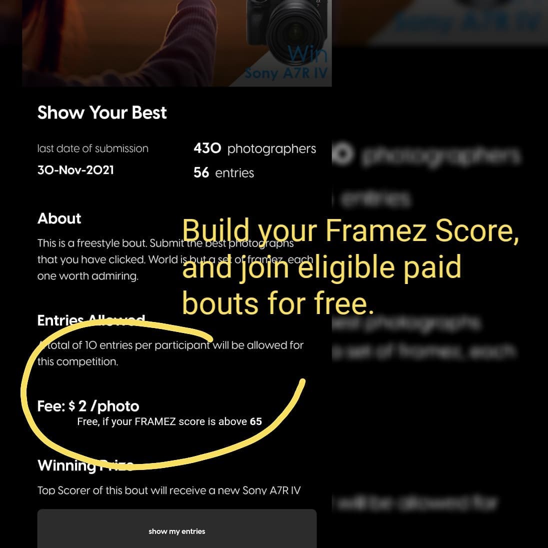FRAMEZ - Now you can join paid bouts for free. Build your... | Facebook