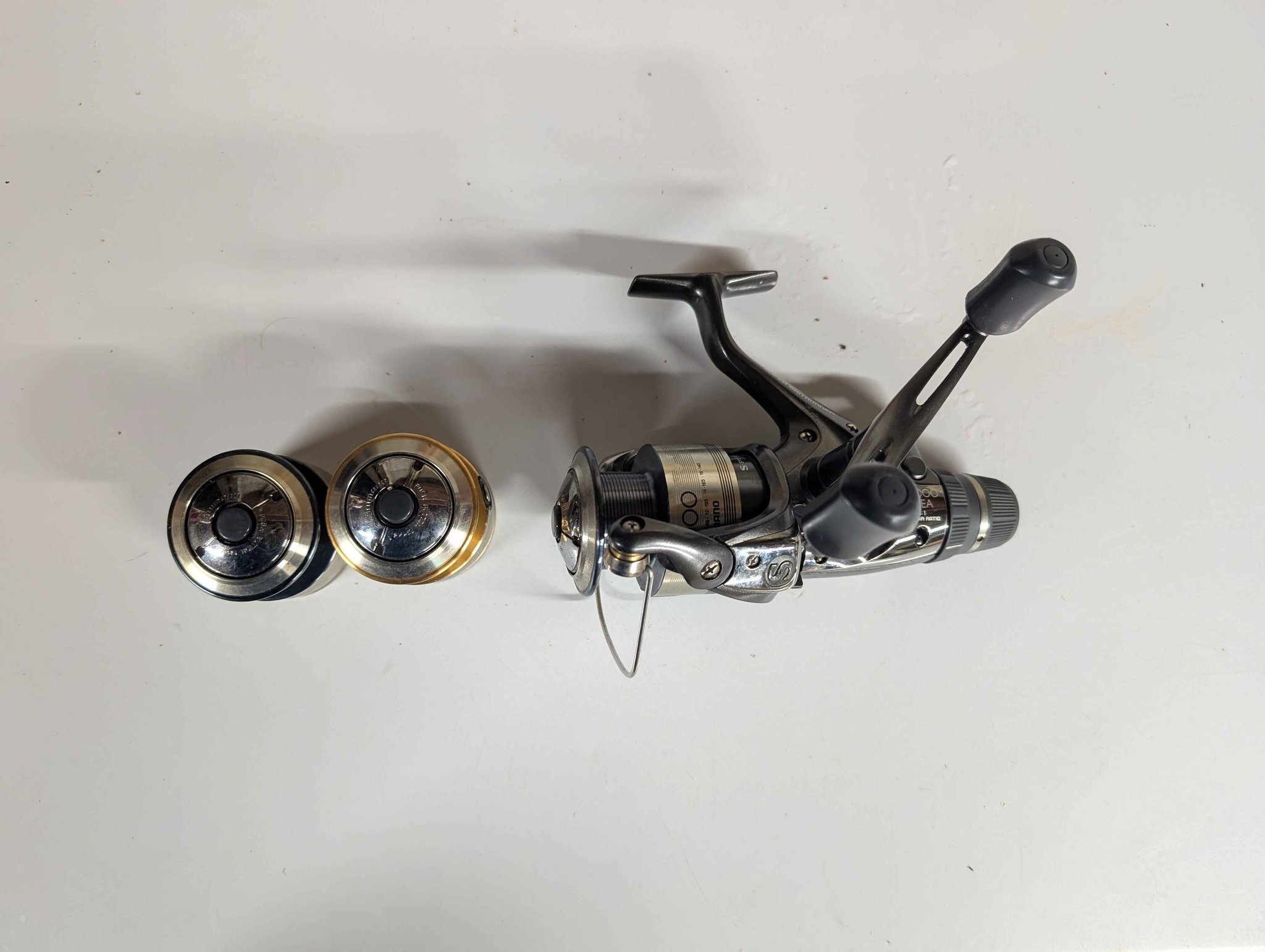 shimano 5000 xtea baitrunner reels 2 x GTE B Carp Fishing Reels. + 2 Spare Spools  Vintage Carp Fishing Tackle The Shimano Baitrunner D Spin Reel gives you the confidence of a legendary drivetrain and auto Shimano BTR8000OC Baitrun Reel /