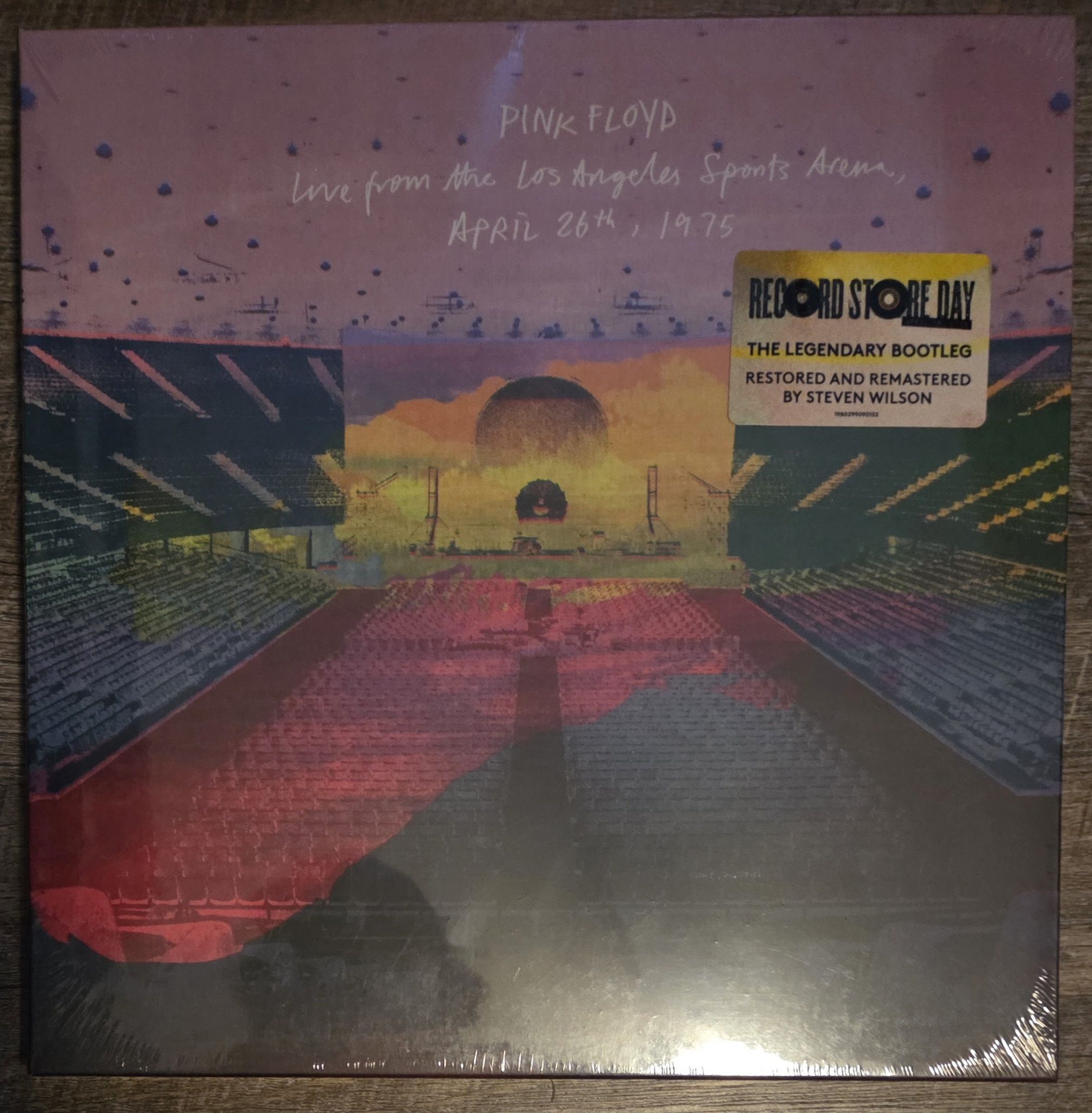 Pink Floyd 1975 LA gig live release on 4LP clear vinyl