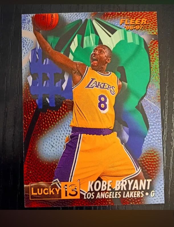 For sale not for trade 220 net to me 96 fleer lucky 13 Kobe Bryant