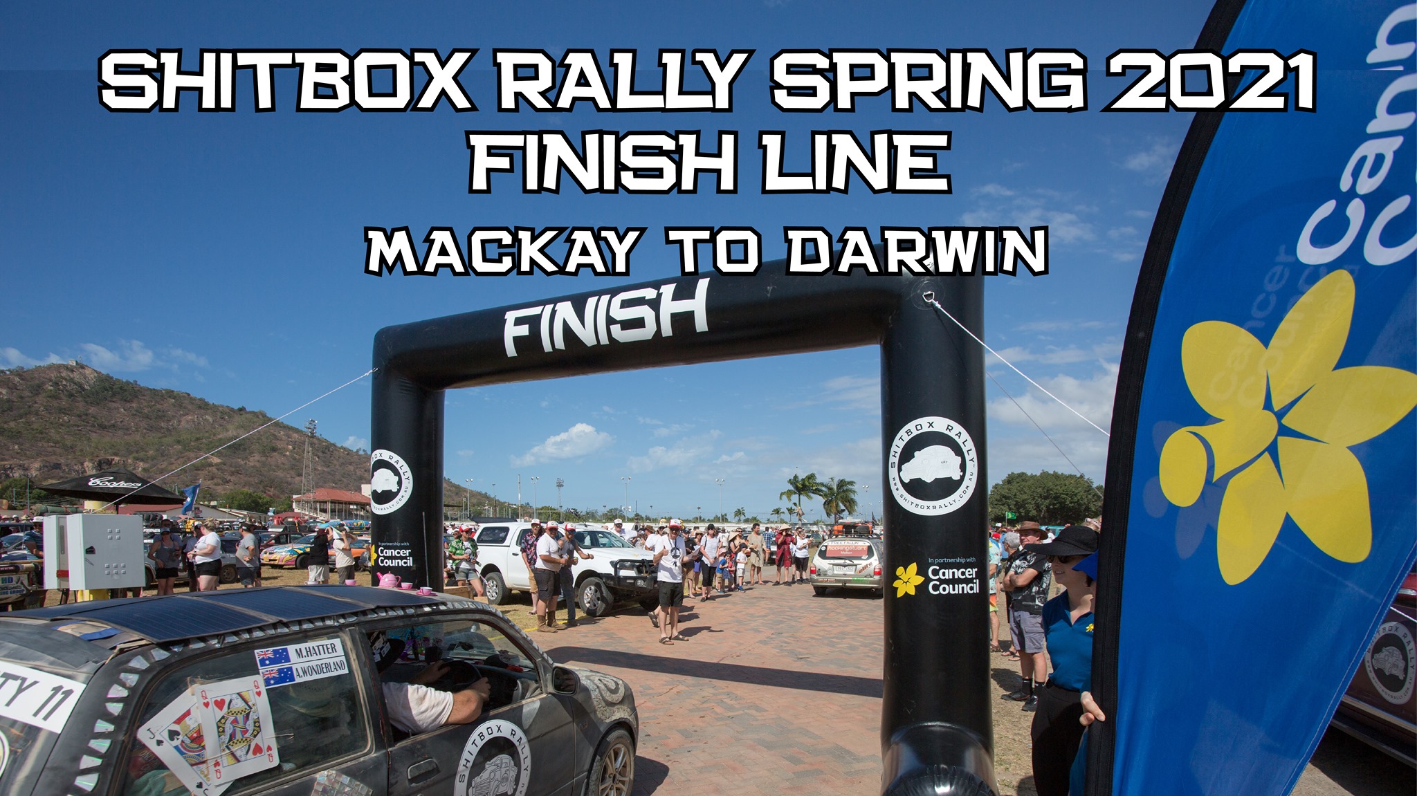 Shitbox Rally Spring 2021 Finish Line
