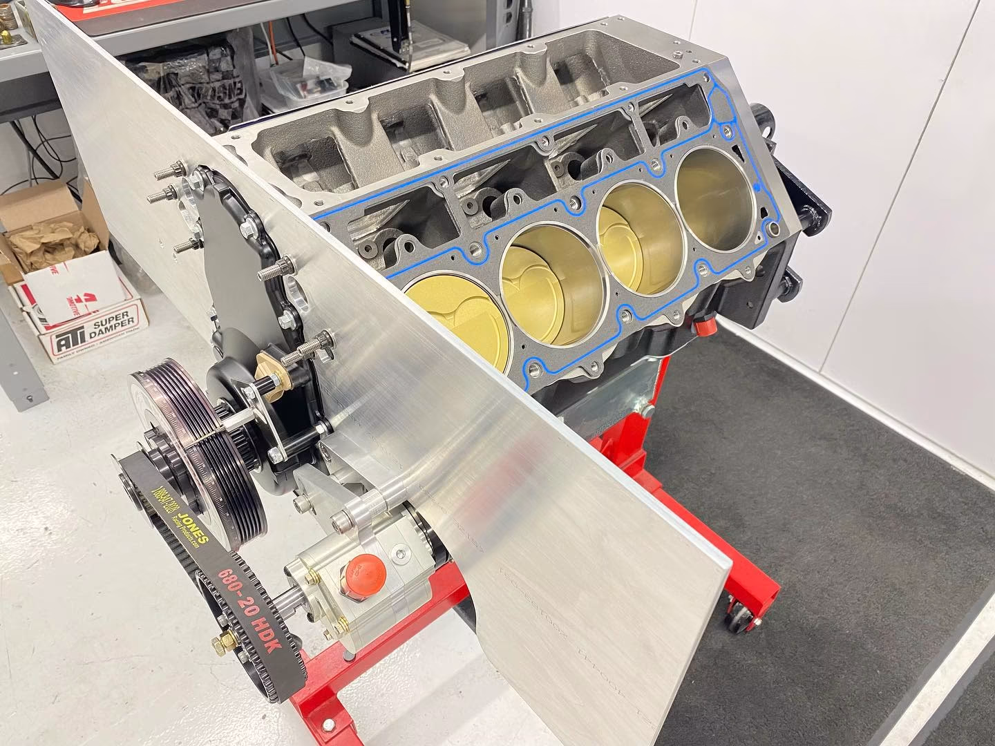 Burning the midnight oil on Steve’s... - ACE Racing Engines