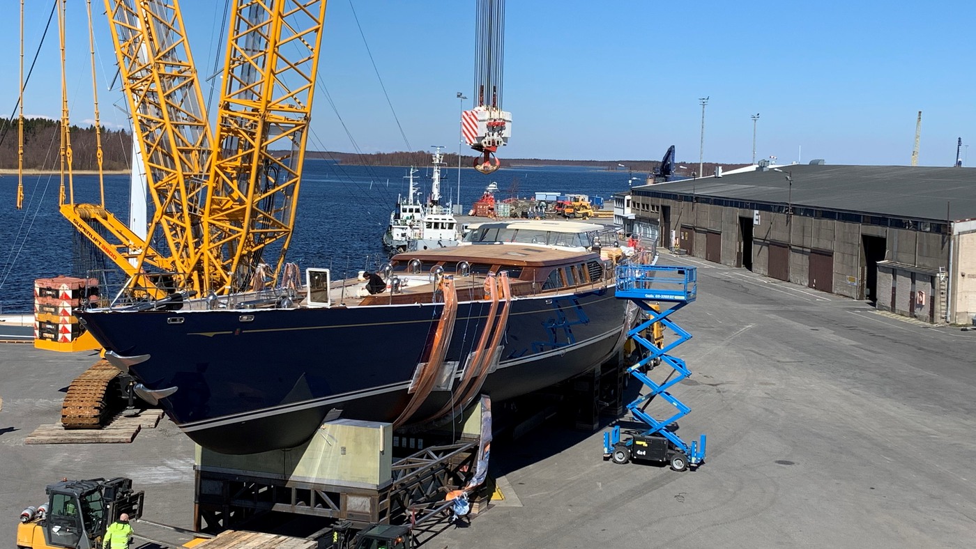 Baltic Yachts - The 151ft aluminium ketch Christopher...