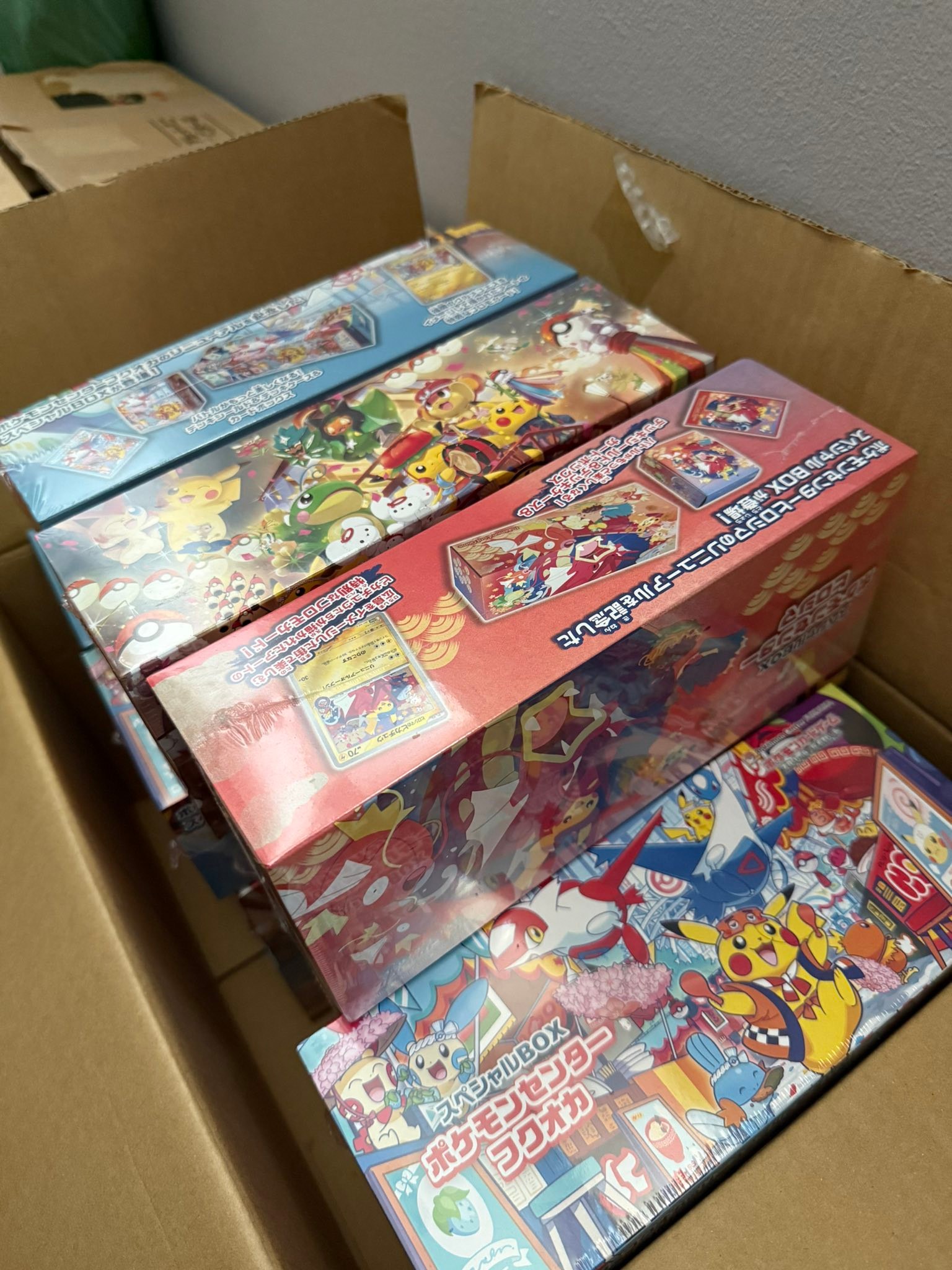 WTS Pokemon Center Special Box Set Tohoku Fukuoka Hiroshima 1 set 