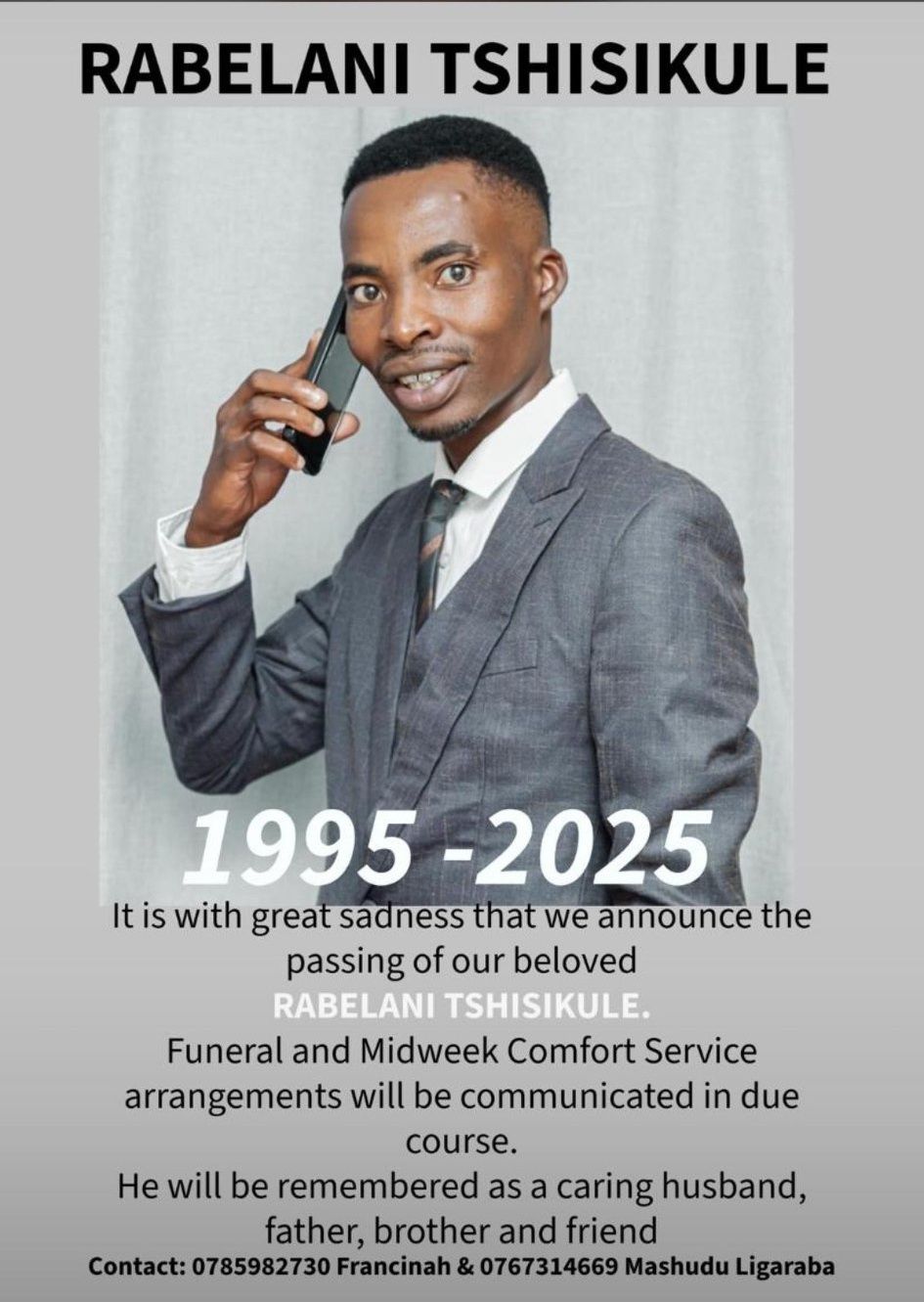 Mu - Thama thama 💔😭🕊 Rip mfana wanga 11 years of friendship still felt ...