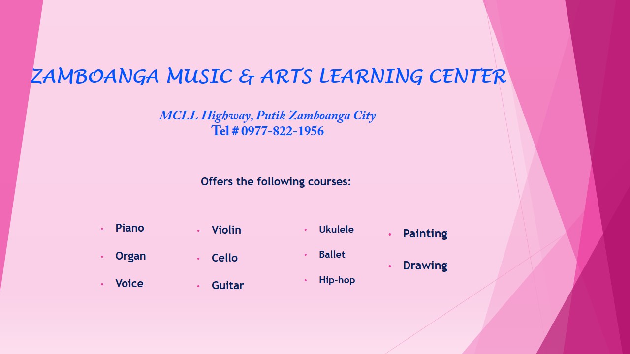 Zamboanga Music and Arts Learning Center | Zamboanga City