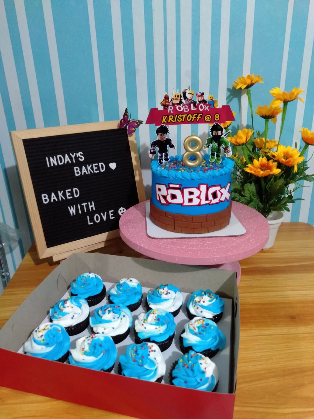 Inday's Baked - Roblox Theme Cake Thank you for choosing...