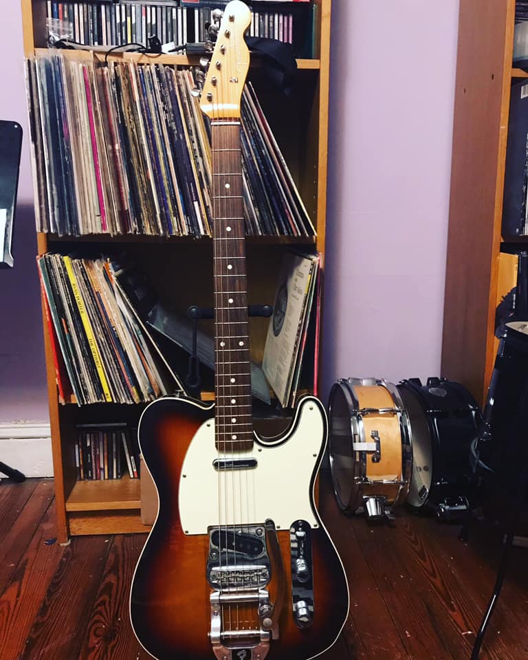 My Mavis telecaster probably a '62 reissue Binding body with Gotoh