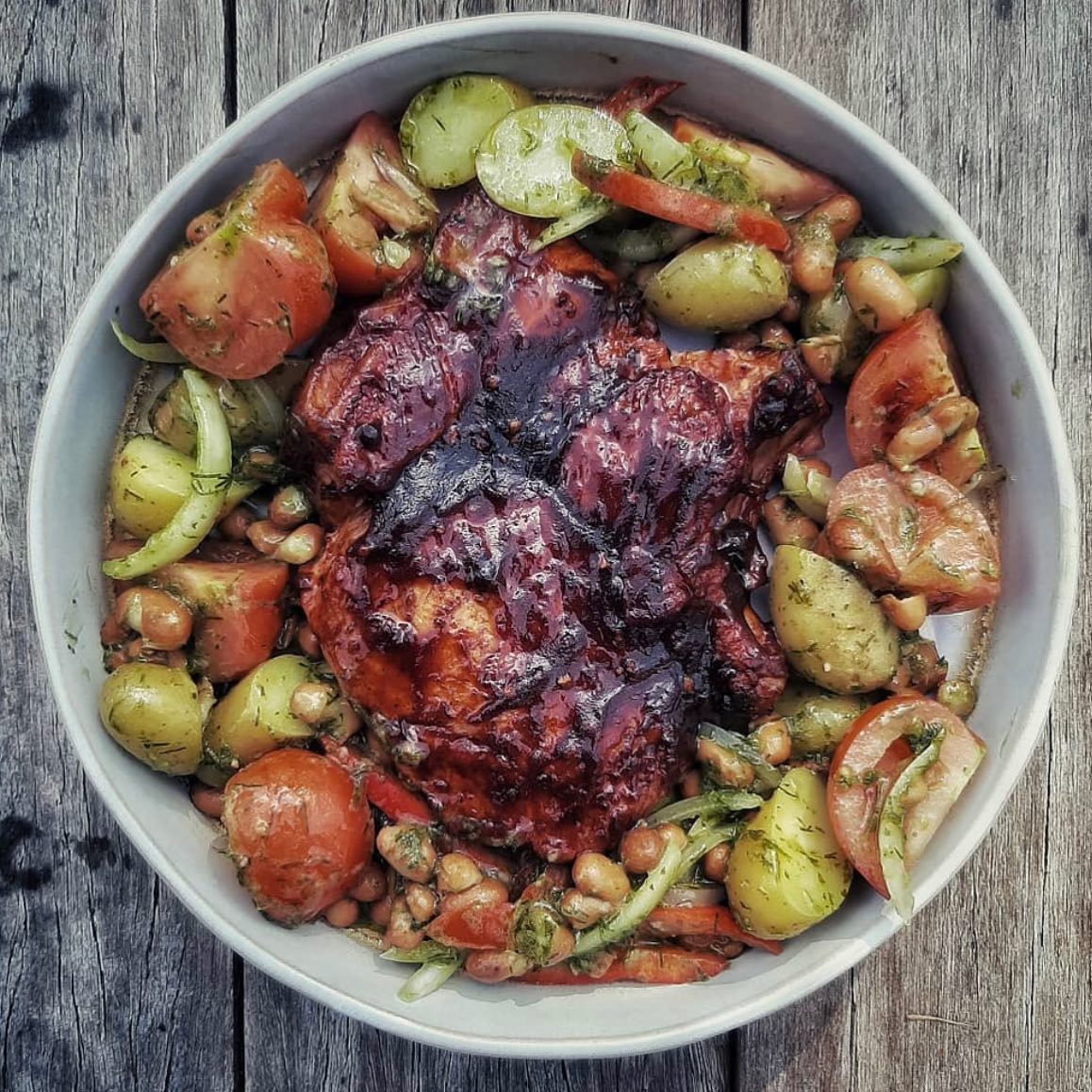 Forks N' Roses - Rump of root pig lacquered in a smoked... | Facebook