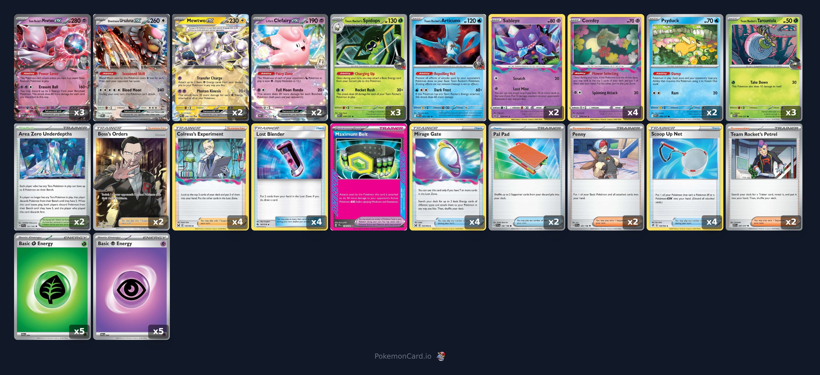 team rocket pokemon cards list Complete Set (83/82) 2000 Pokemon TCG EX Team Rocket