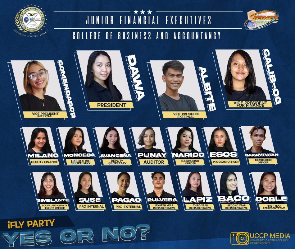 University of Cebu Council of Presidents - Main - UCCP - •JFINEX YES or ...