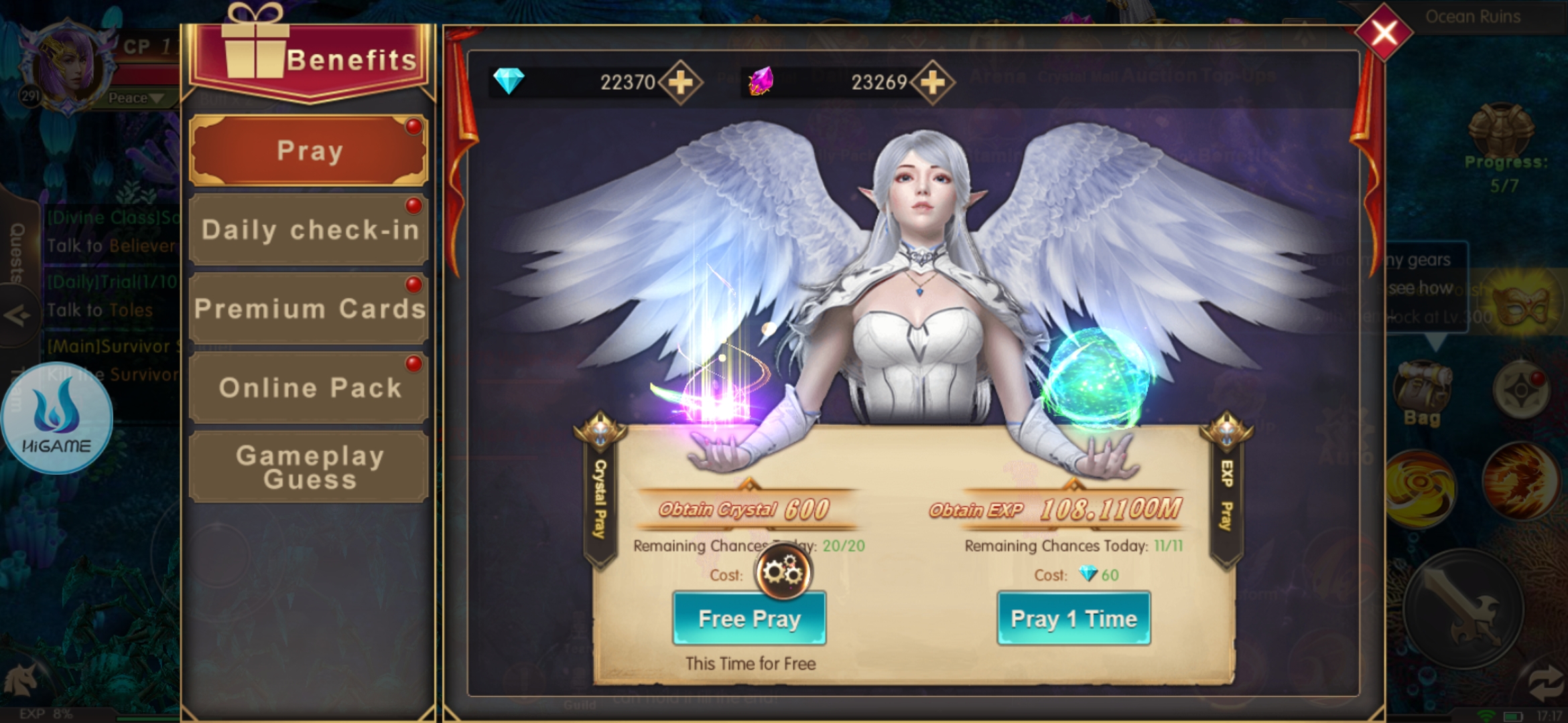#dailyraffle... - Glowing Radiance/Land of Divinity | Facebook
