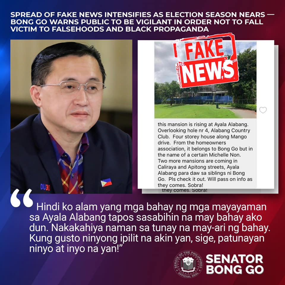 Bong Go - Desperado na ang kalaban. Ito ang salitang binitawan ni ...