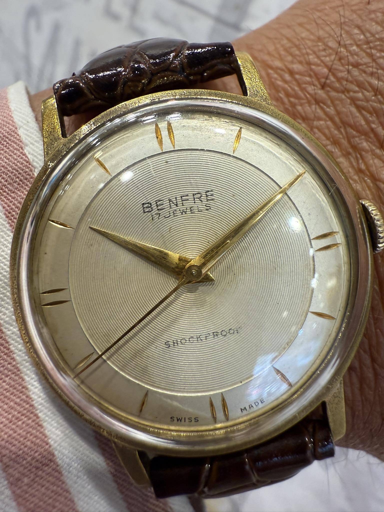 RELOJ CATENA VINTAGE SWISS 18 KT GOLD ELECTROPLATED