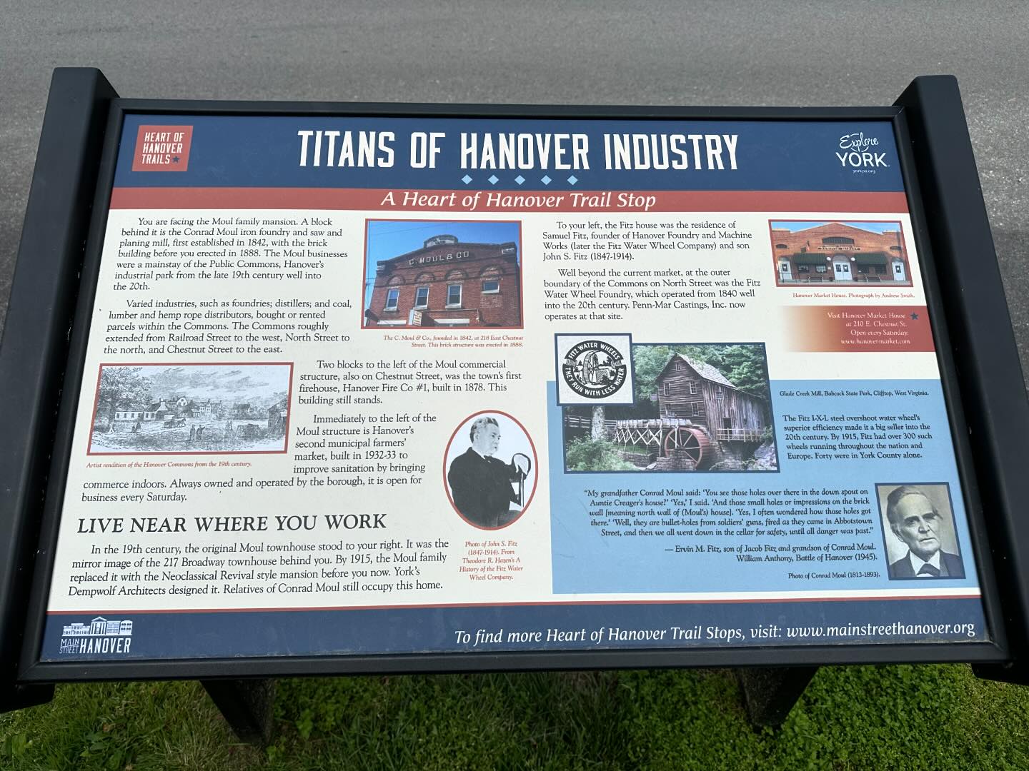 Visit - Some valuable history of Hanover. Anyone know where this sign ...