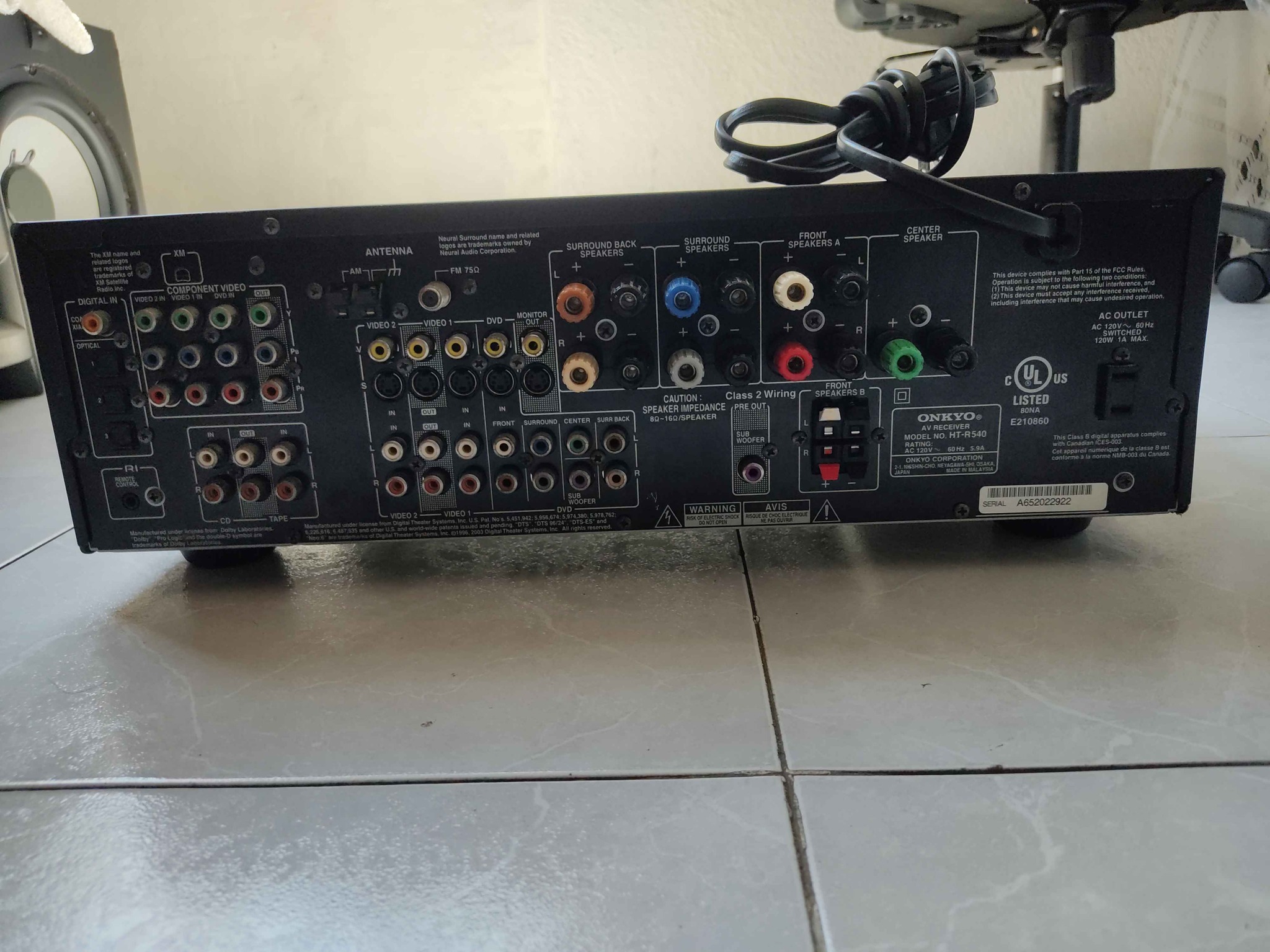 Onkyo HT-R540 - Speakers & Subwoofers - Mexico City, Mexico | Facebook ...