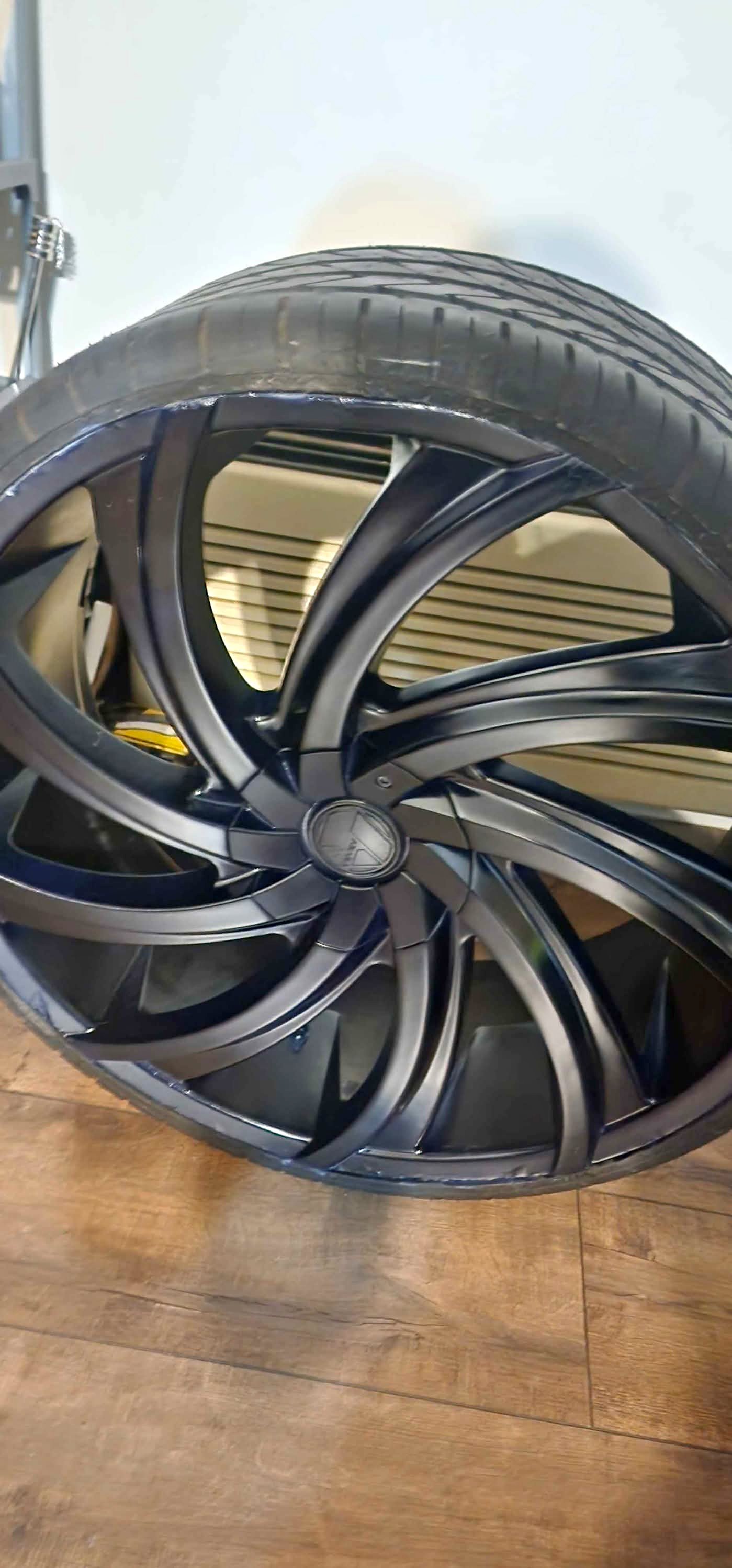 24 black azara rims - Car Wheels, Tires & Parts - Louisville, Kentucky ...