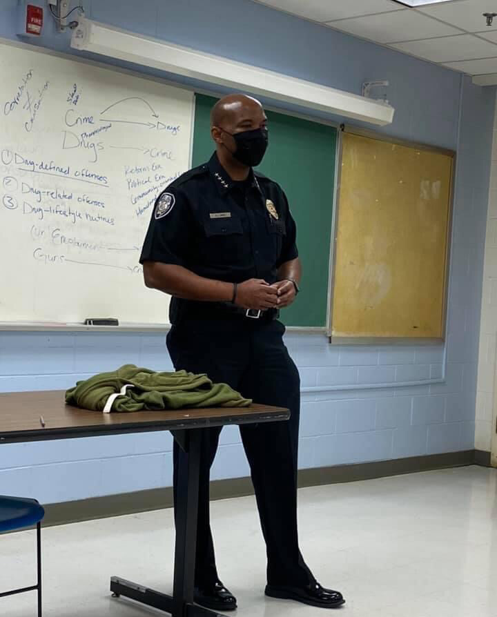 Greensboro Police Department - Chief James visited his alma mater N.C ...