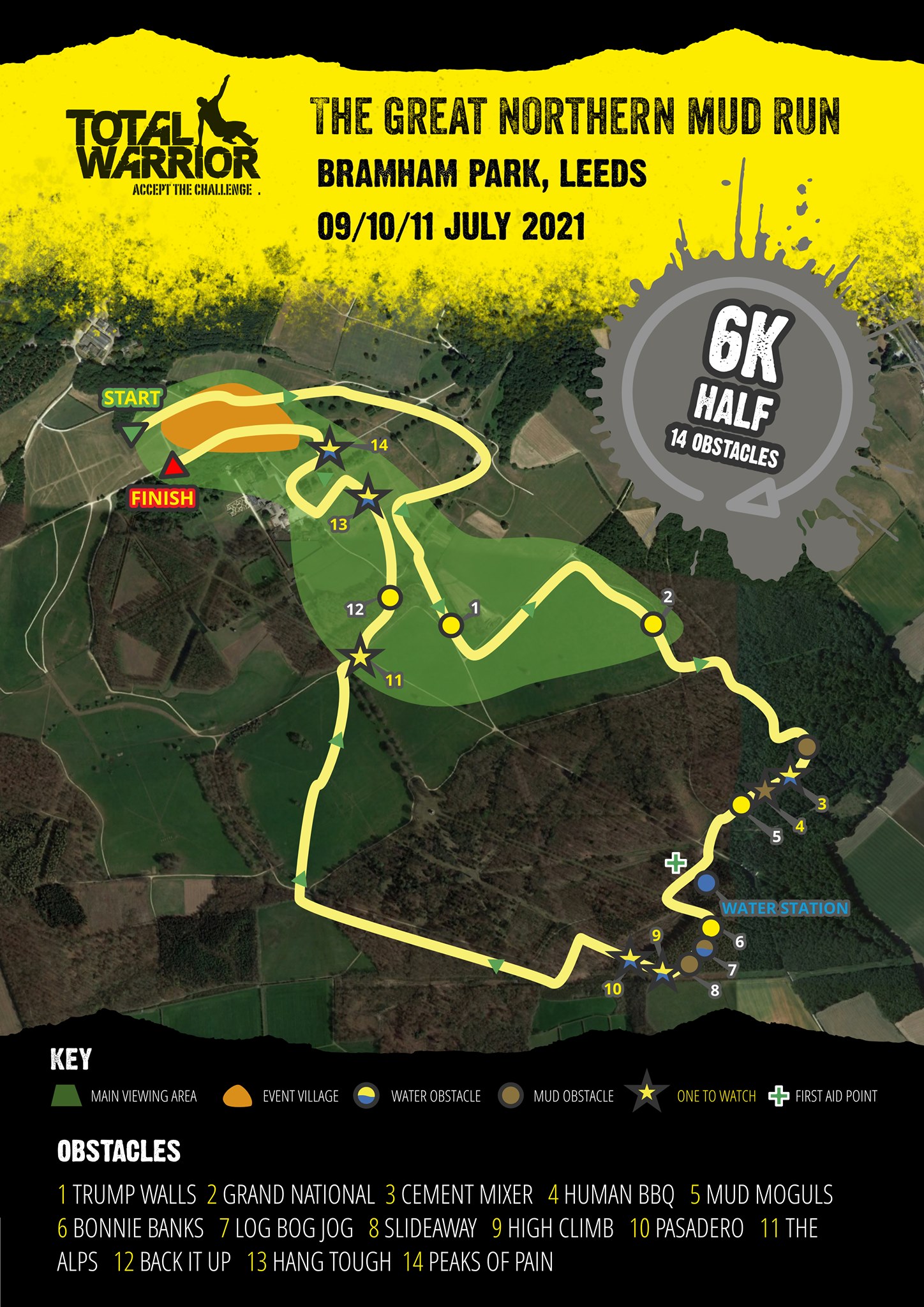 Total Warrior - Right then folks. Here are your 2021 maps.... | Facebook