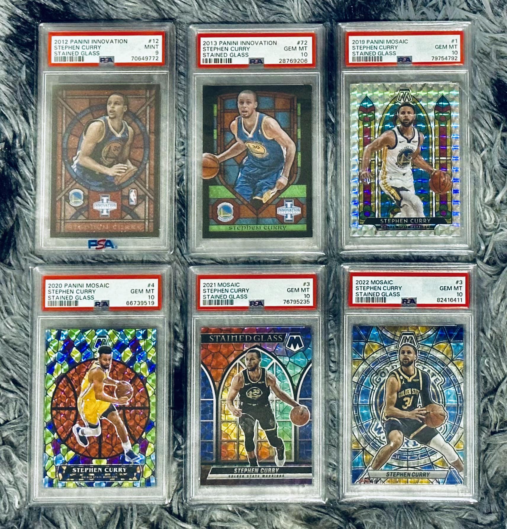 Stephen Curry Stained Glass Collection. 2012 Innovation PSA 9 [Pop 