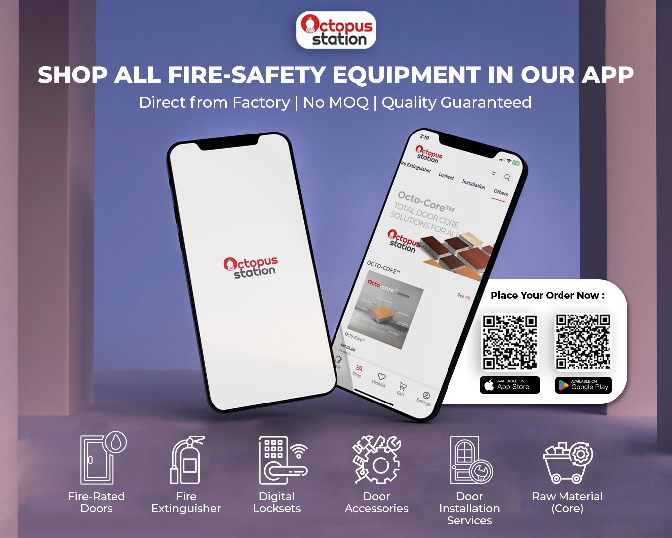 Octopus Fire Door | Jenjarum