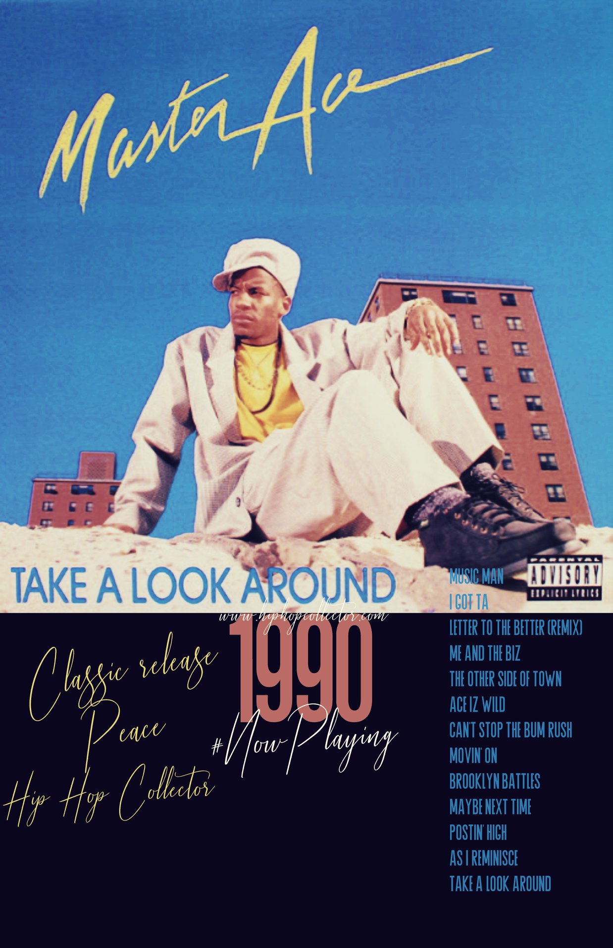 Masta Ace Take A Look Around 1990 OG VINYL OLD SKOOL FLAVOR 💯