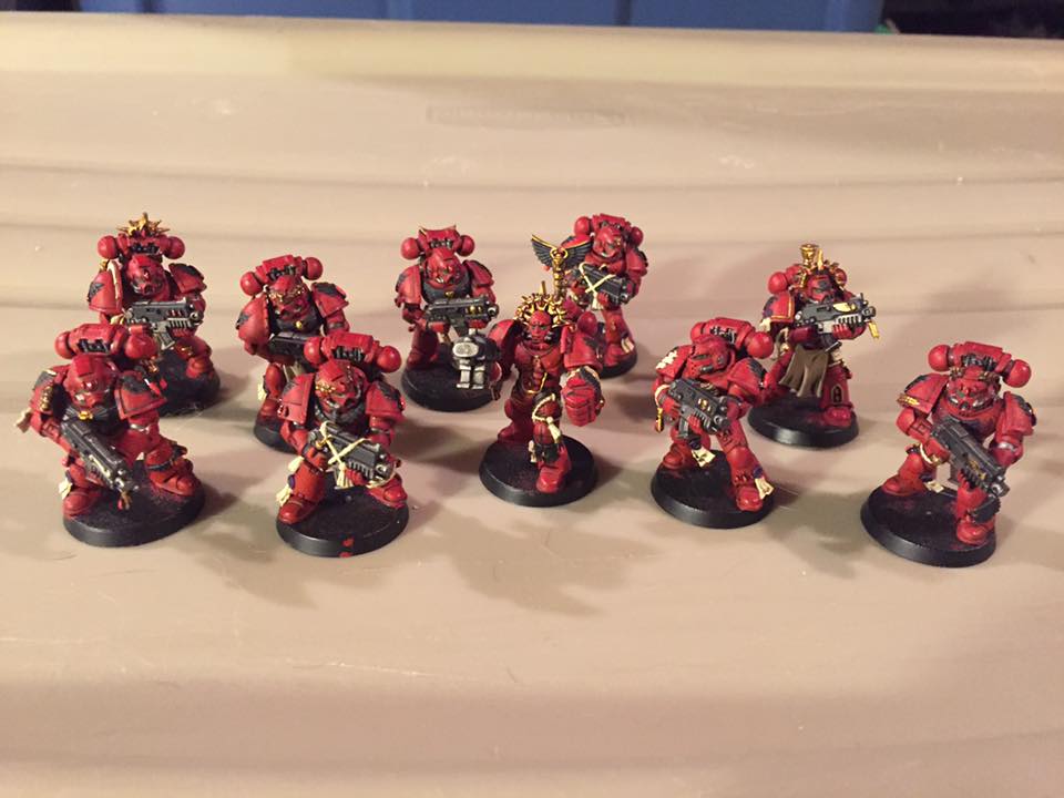 Here are the Blood Angels that... - Seventh Forge Studios