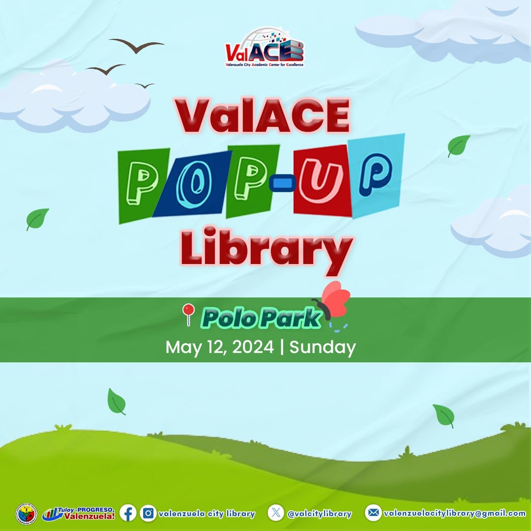 Valenzuela City - Ang 𝗩𝗮𝗹𝗔𝗖𝗘 𝗣𝗼𝗽-𝗨𝗽 𝗟𝗶𝗯𝗿𝗮𝗿𝘆 ay nasa Polo...