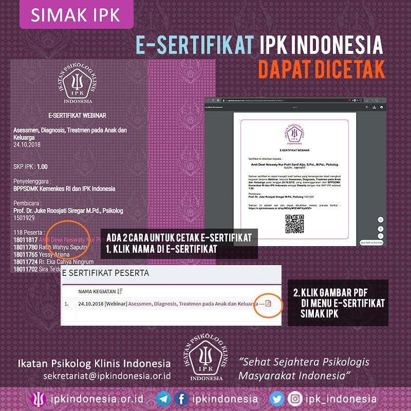 Ikatan - E-Sertifikat IPK Indonesia dapat dicetak dan disimpan dalam ...