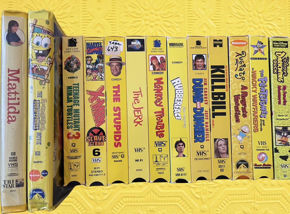 VCR: VHS Collectors Resource | Having some Sunday fun sorting movies by ...