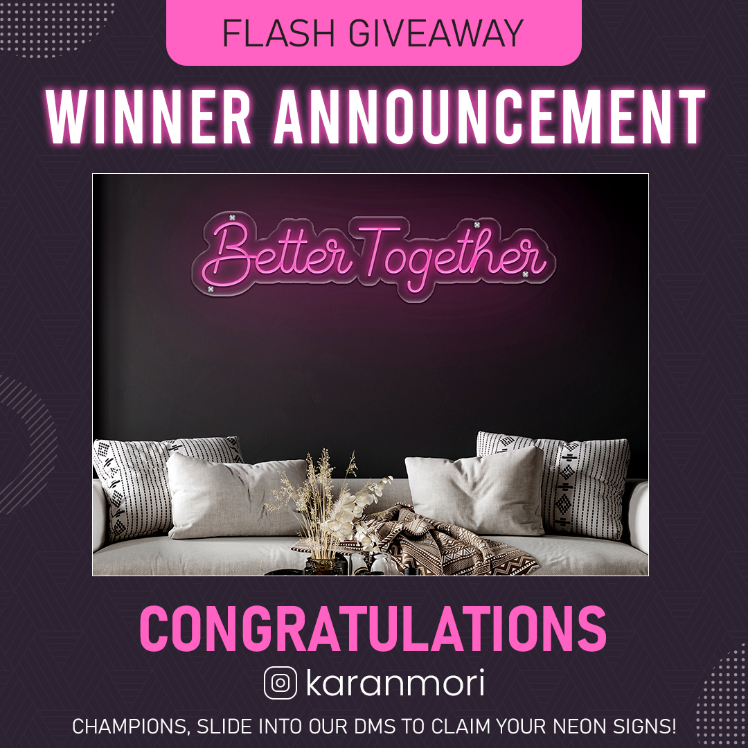 Neonchamp - 🎉 Congratulations to our lucky winner 🎉 We're thrilled to ...