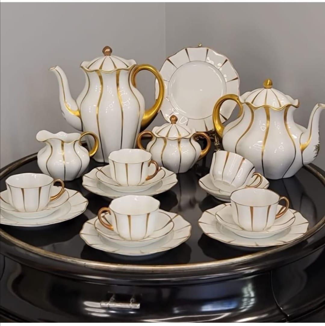 ANTIQUE MZ AUSTRIA (MORITZ ZDEKAUER) 1884-1909 PORCELAIN COFFEE
