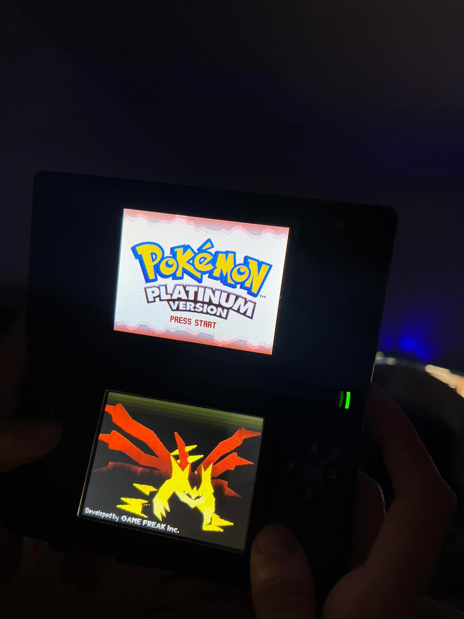 Scored Pokemon Platinum in DS game bundle