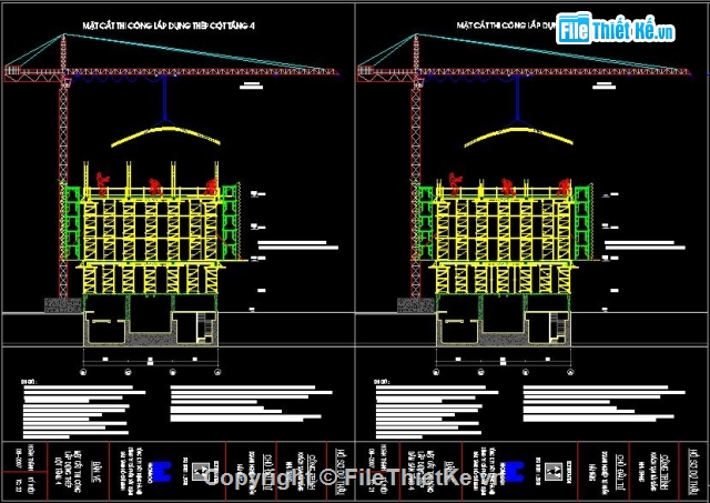 Hồ sơ bản vẽ Biện pháp thi công nhà cao tầng Link tham khảo: https ...