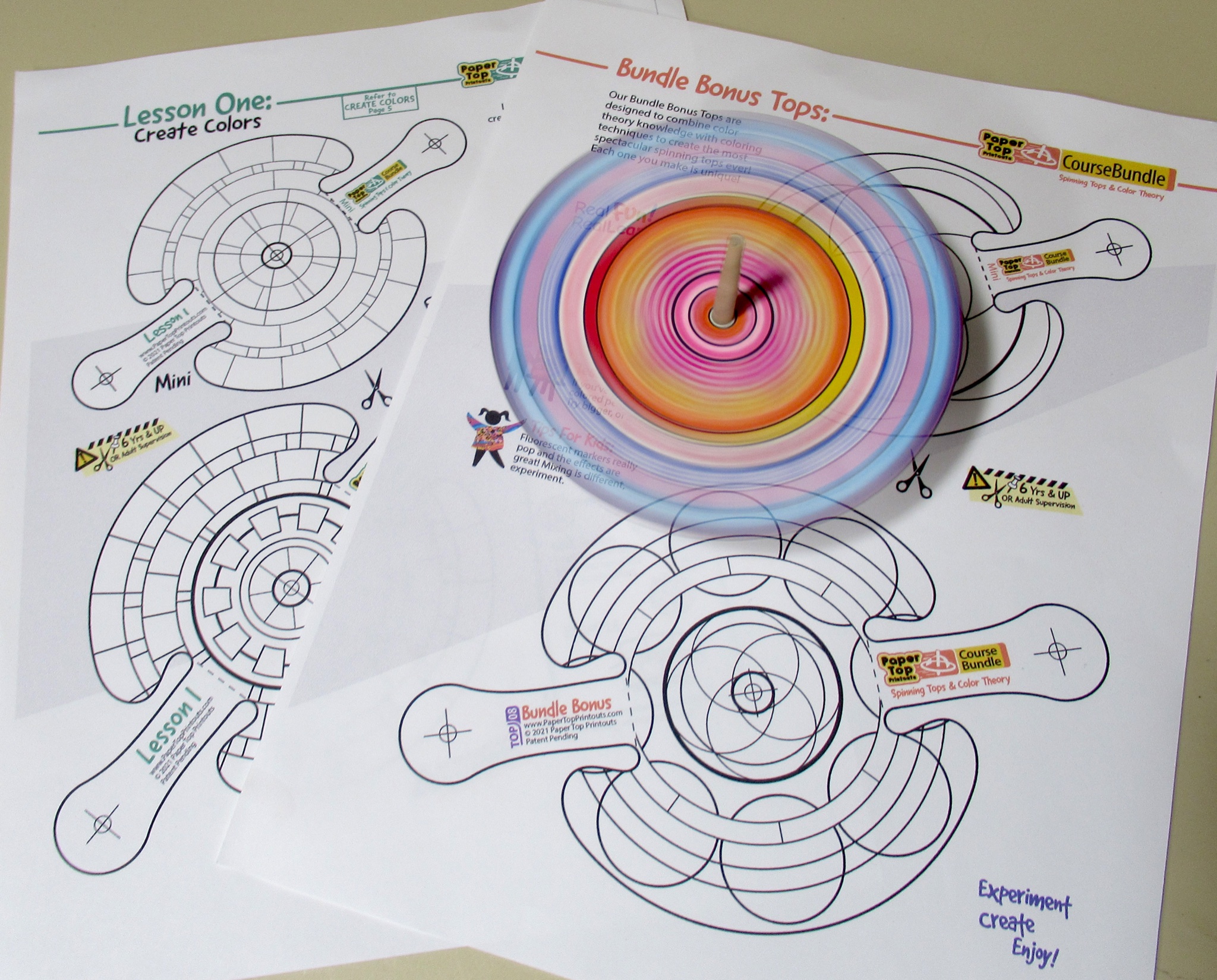 Paper Top Printouts
