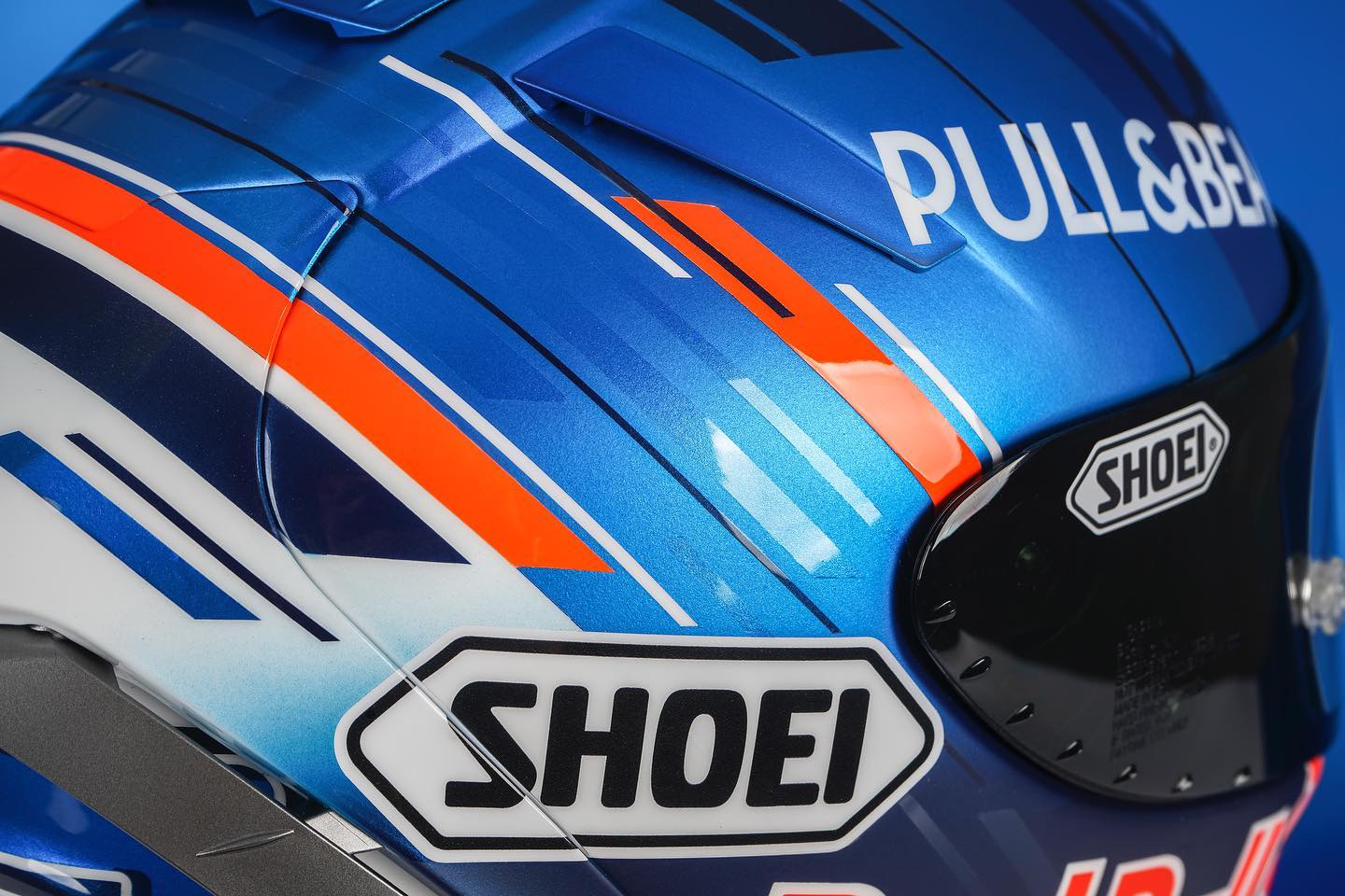 shoei x14 america RF-1400 Marquez American Spirit Helmet allowing it to be positioned for optimum flow Shoei Motorcycle Helmets | RF-1400