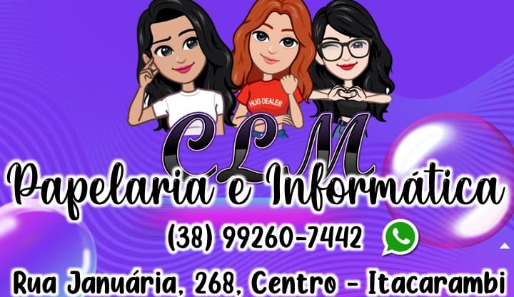 CLM Papelaria e Informática | Itacarambi MG