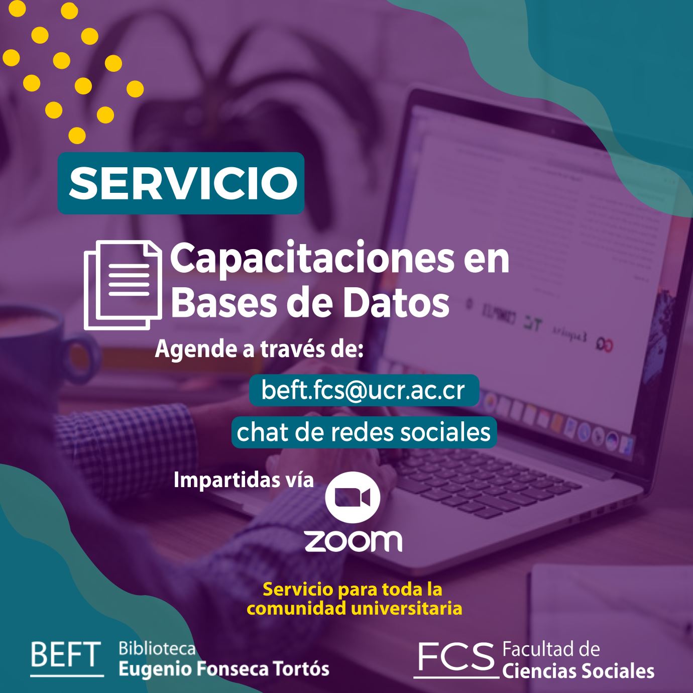 SERVICIO 📲... - BEFT - Biblioteca Eugenio Fonseca Tortós | Facebook
