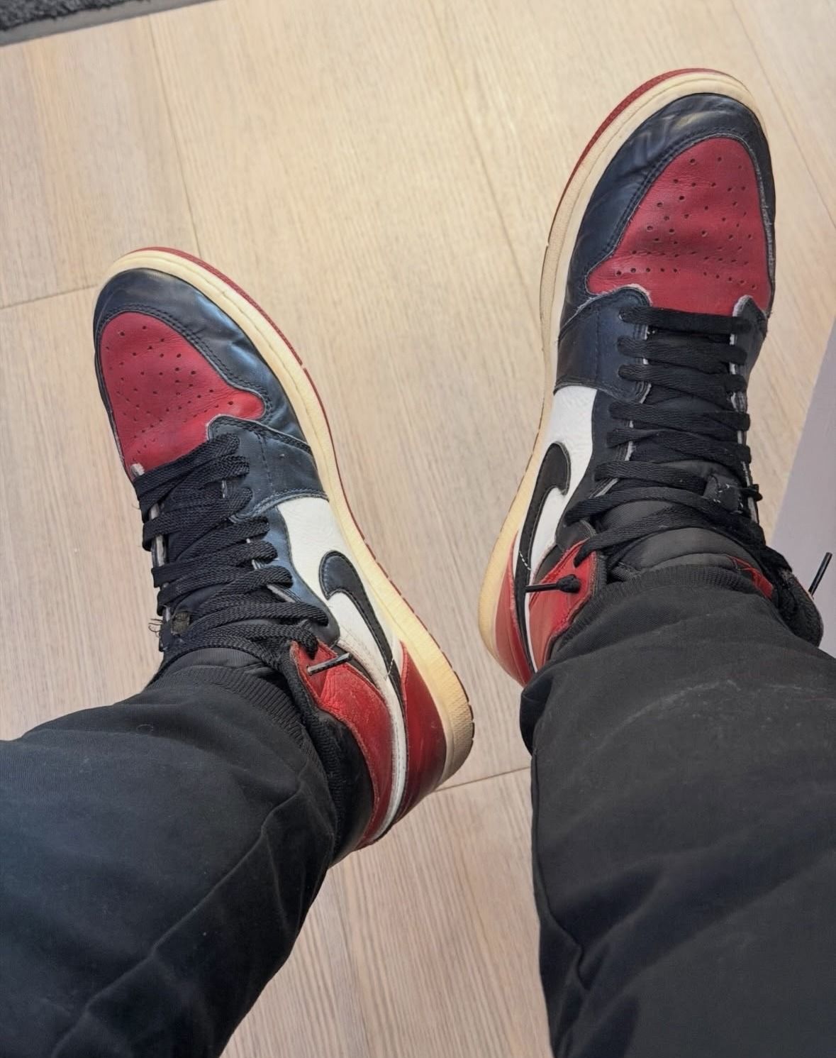 Wearing my Nike Air Jordan 1 Retro High OG 