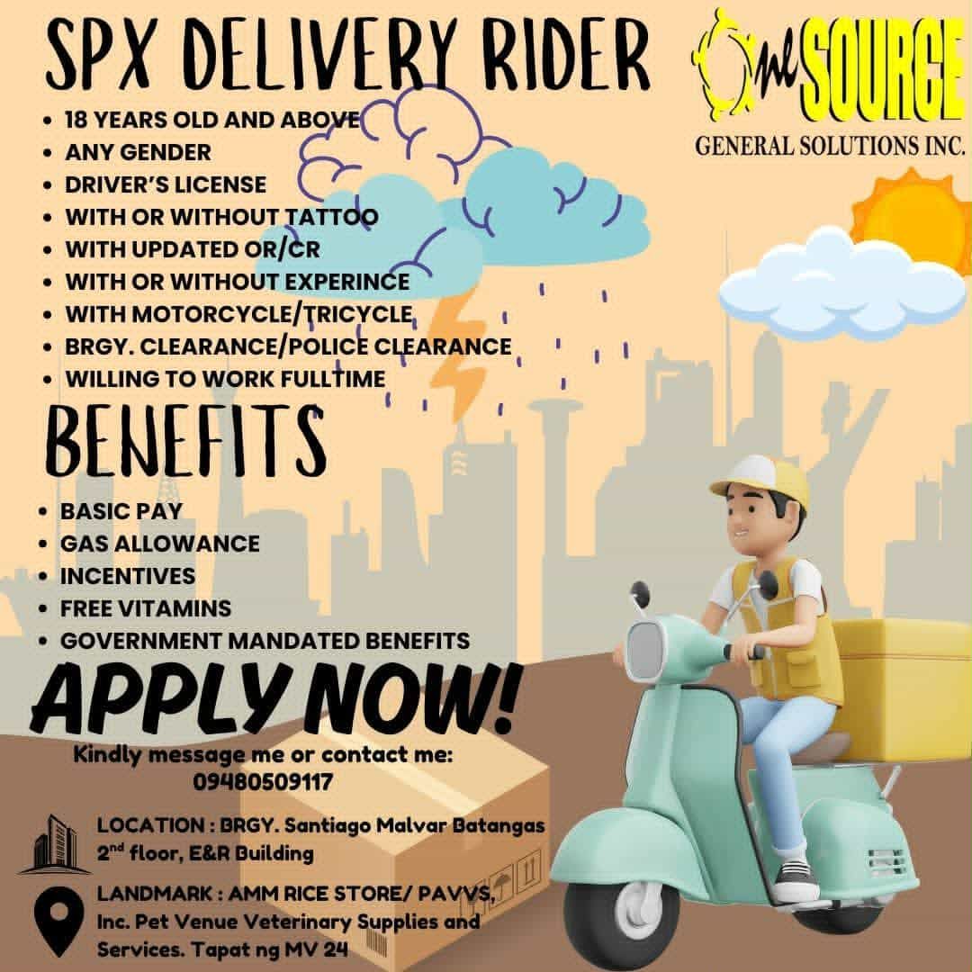 ‼️𝐔𝐑𝐆𝐄𝐍𝐓 𝐇𝐈𝐑𝐈𝐍𝐆 𝐅𝐎𝐑 𝐃𝐄𝐋𝐈𝐕𝐄𝐑𝐘 𝐏𝐀𝐑𝐓𝐍𝐄𝐑𝐒 𝐑𝐈𝐃𝐄𝐑𝐒‼️ | Facebook