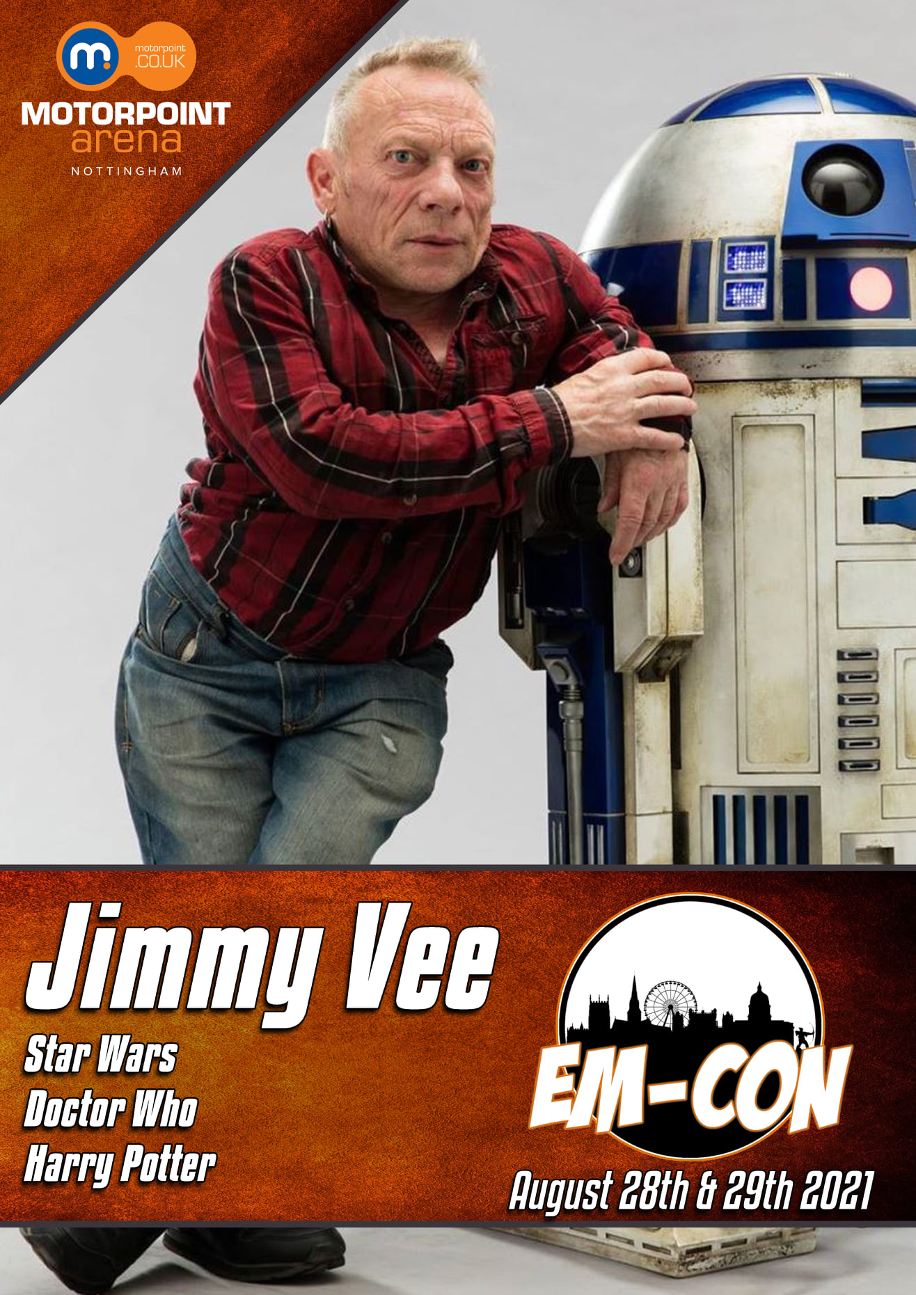 Happy Birthday Jimmy Vee, who played R2-D2 in “#StarWars VII