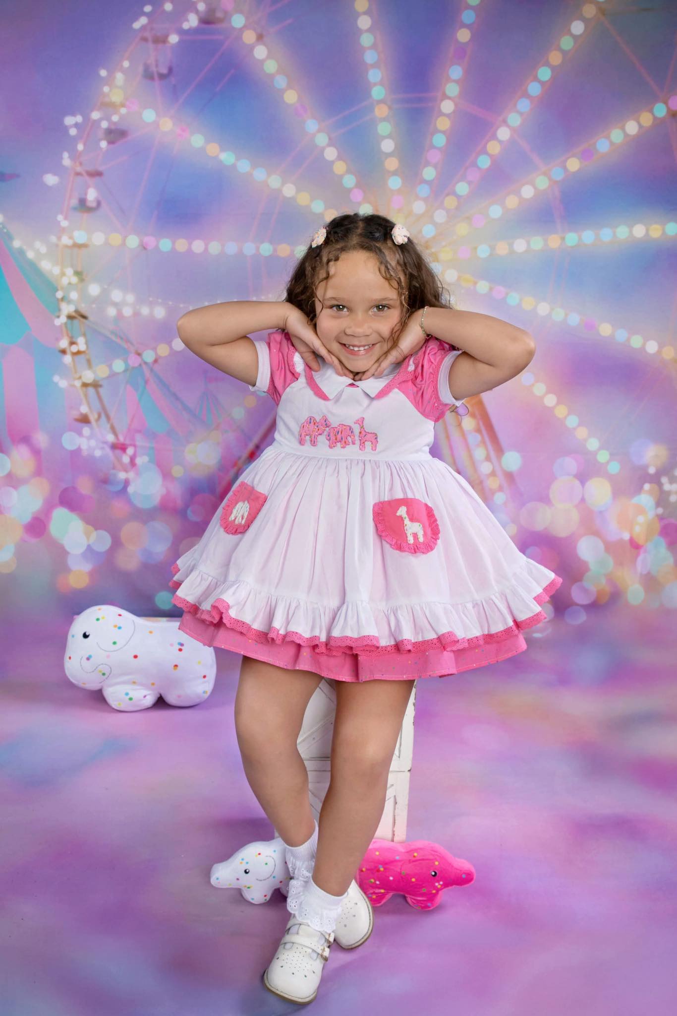 🍭 CUSTOM ORDER for Aisha 🍭 Been working on two really cute dresses for a Candy Land Pageant 🤩 Size 5. Super unique and fun!
