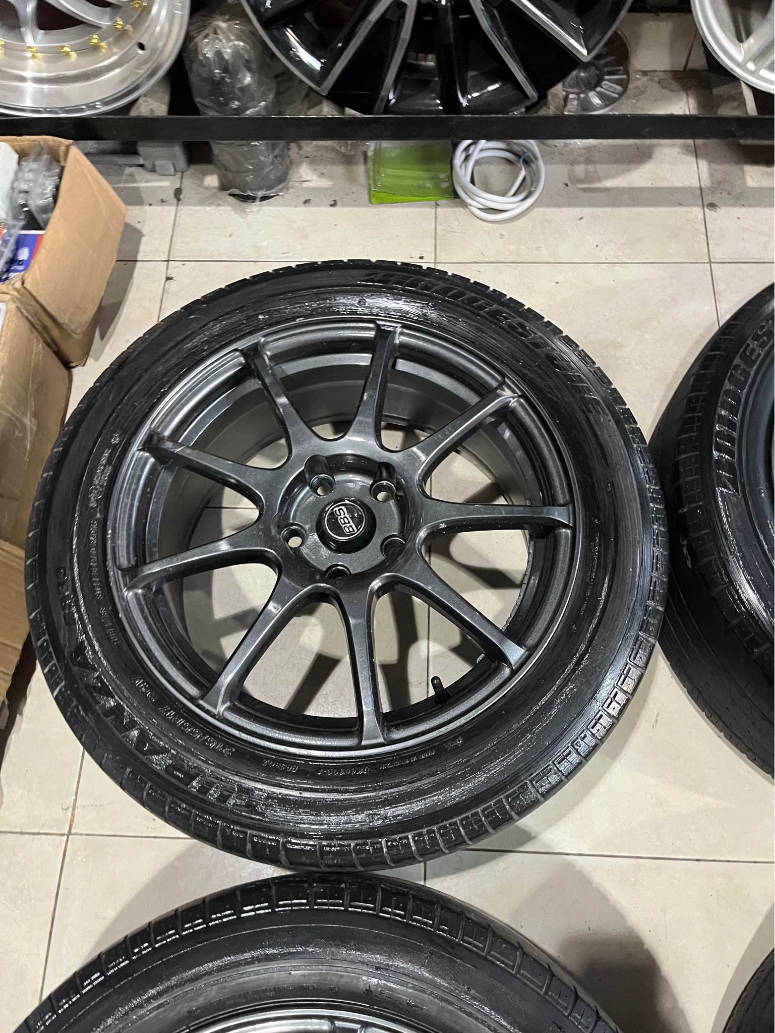 Dijual velg Racing sport R17 VCD 5x114 Lebar 7.5 et40 BAN 215/55/17 ...
