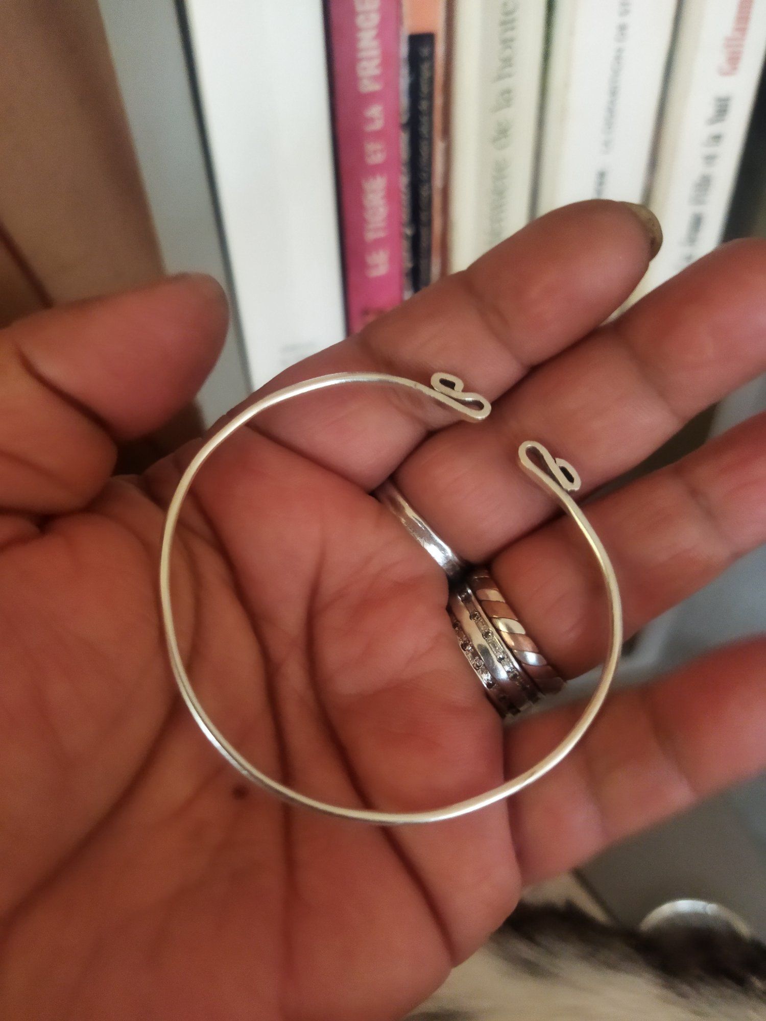 Bague Argent Massif Madagascar Avec Opale Noire – Modèle Vangovango T56, Fait Main