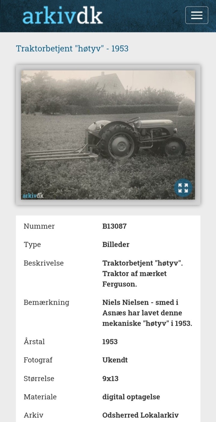 Gamle Landbrugsmaskinbilleder fra Gårde og Godser | Traktorbetjent ...